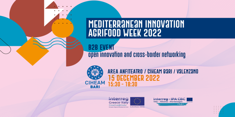 Mediterranean Innovation Agrifood Week 2022